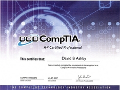 Comptia A+ Certificate